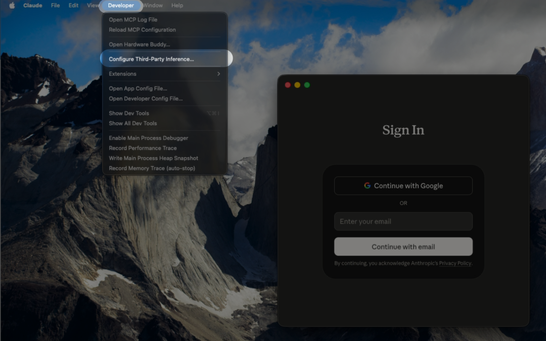 Claude Desktop Developer 入口