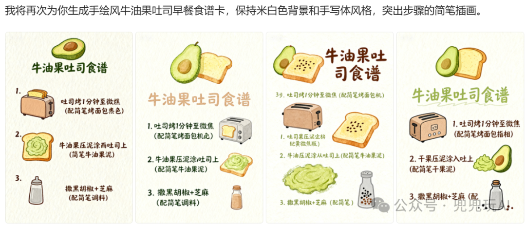 手绘笔记风知识卡片示例