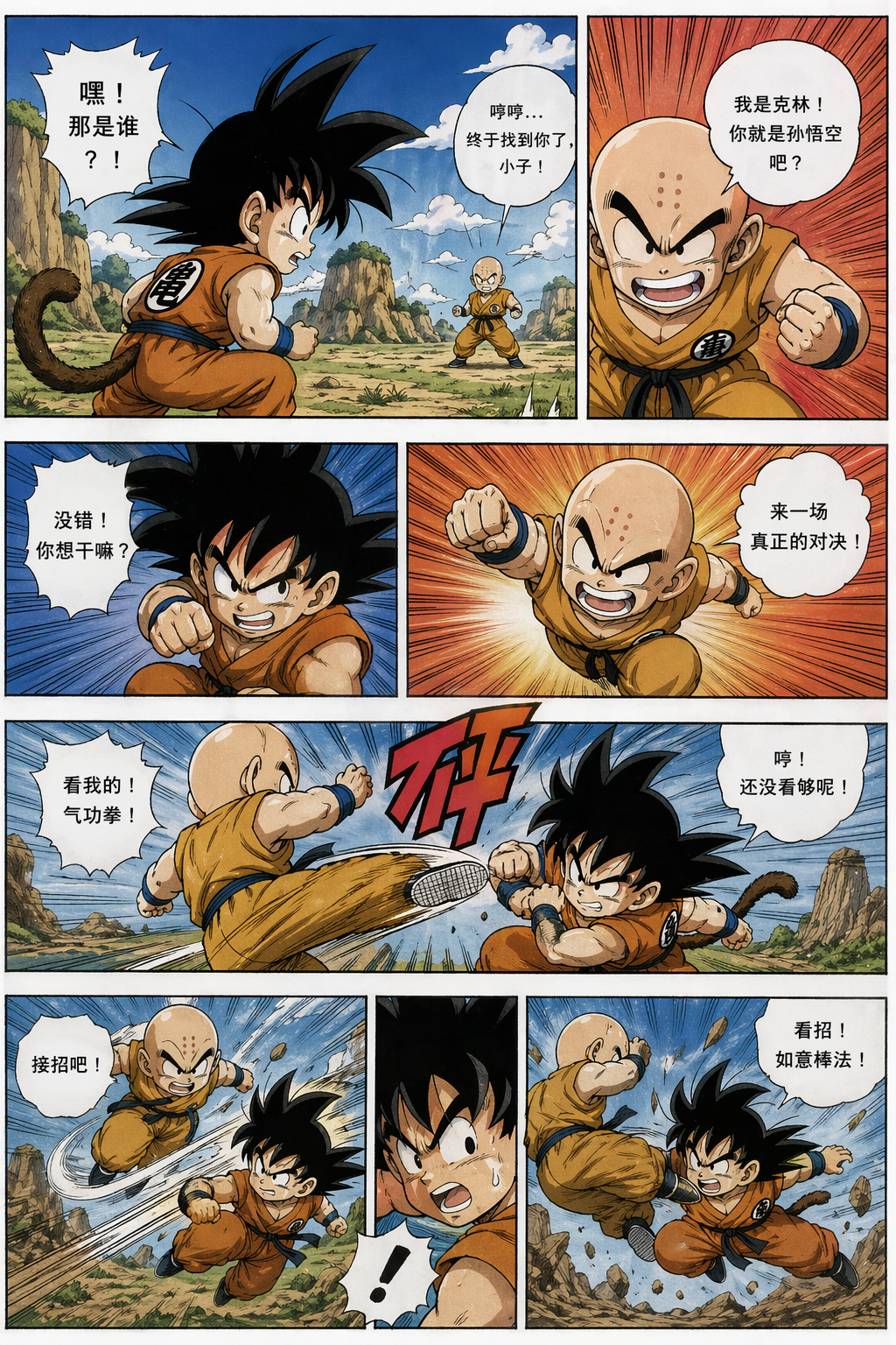 漫画分镜生成示例