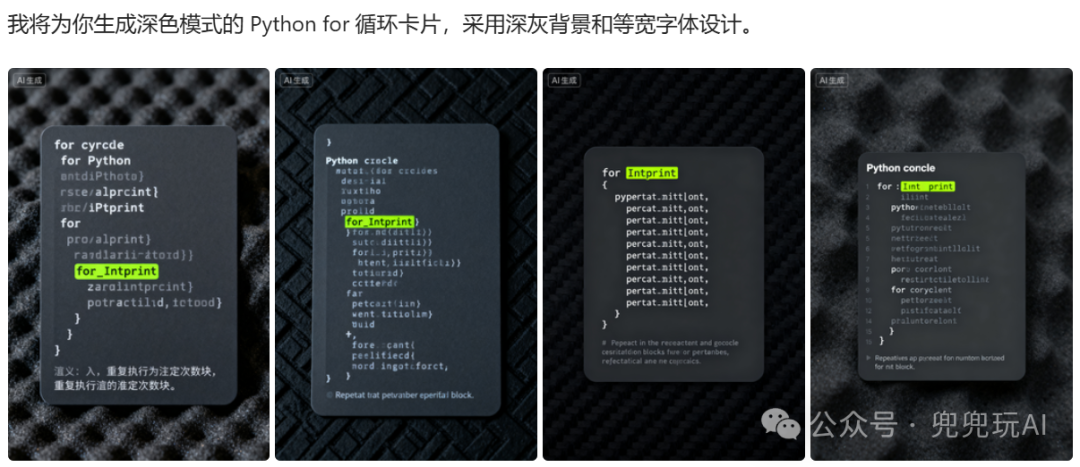 科技风知识卡片示例